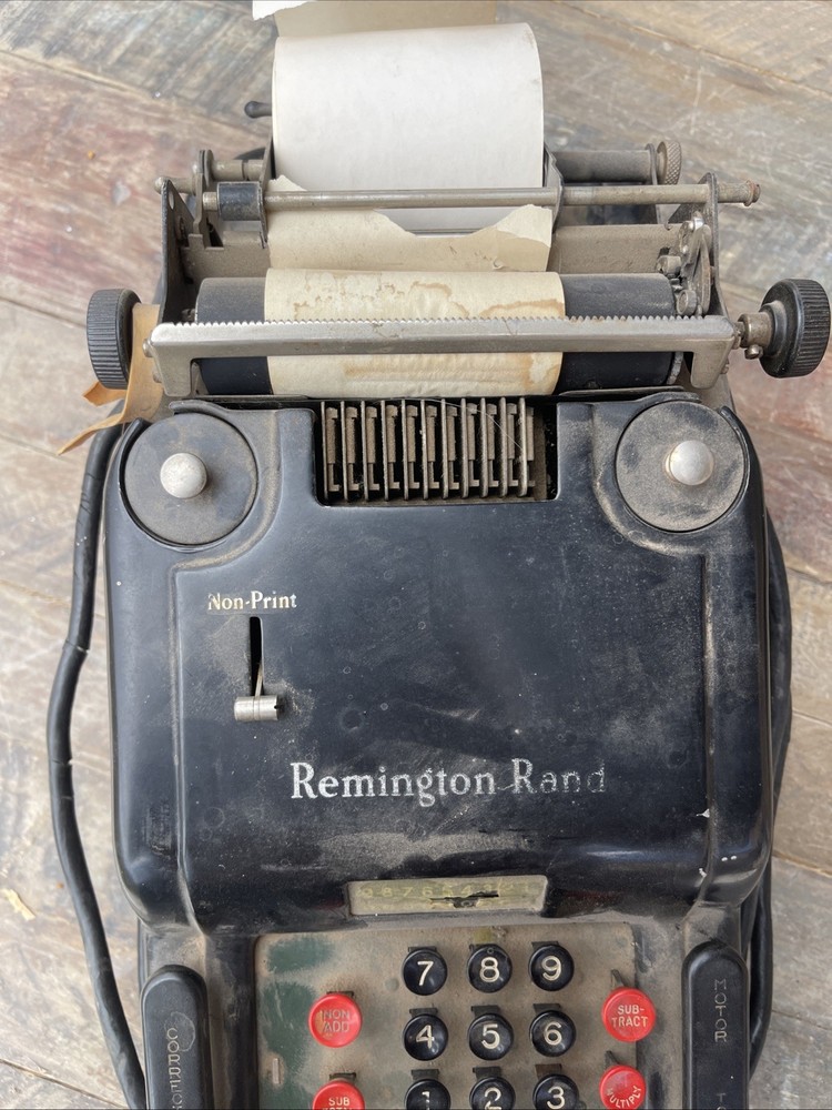 Remington Rand Vintage Adding Machine Calculator