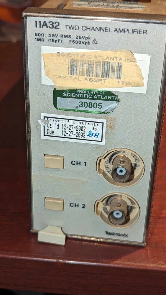 Tektronix 11A32 2 Channel Amplifier Plug-In