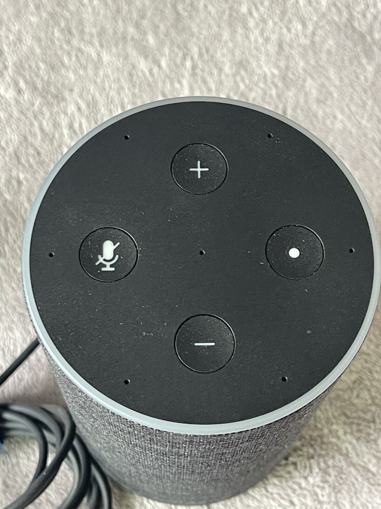 Amazon Echo 2nd Gen Smart Bluetooth Wifi Alexa Speaker Heather Tested Works