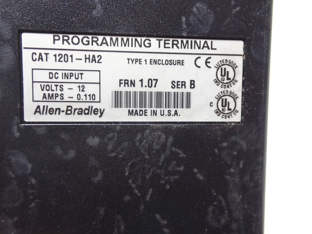 1201-HA2 "B" ALLEN BRADLEY PROGRAMMING TERMINAL USED