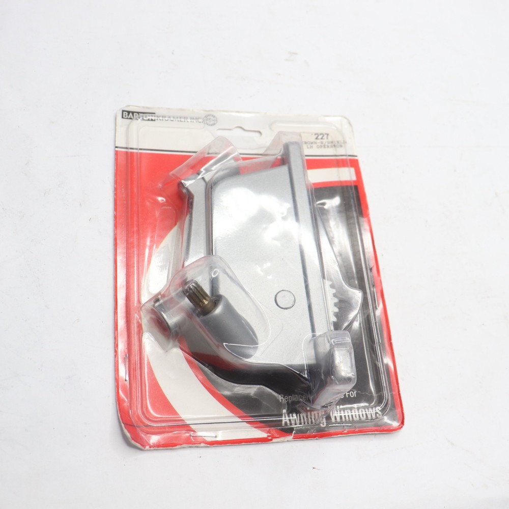 Barton Kramer Window Operator Vertical Awning Satin Silver Steel 227