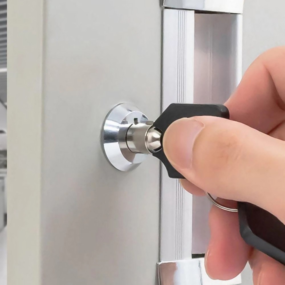 Tool Drawer Lock with Keys Replacement Assembly For Storage Cabinets Toolboxes