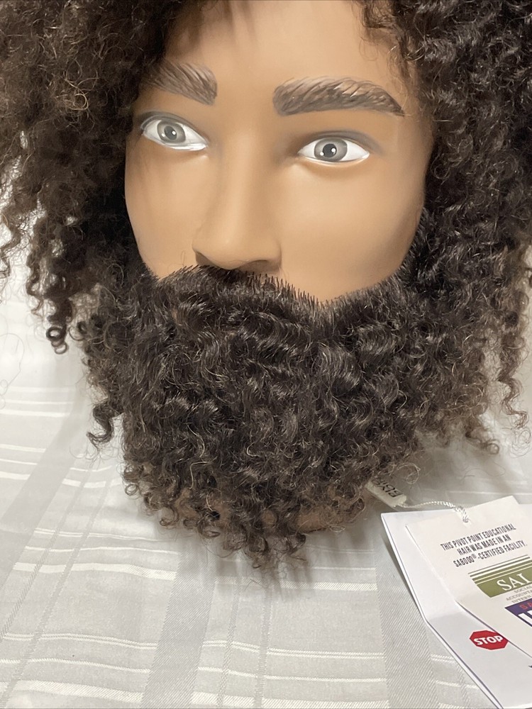 Pivot Point Mannequin Head With Beard Damaged Box