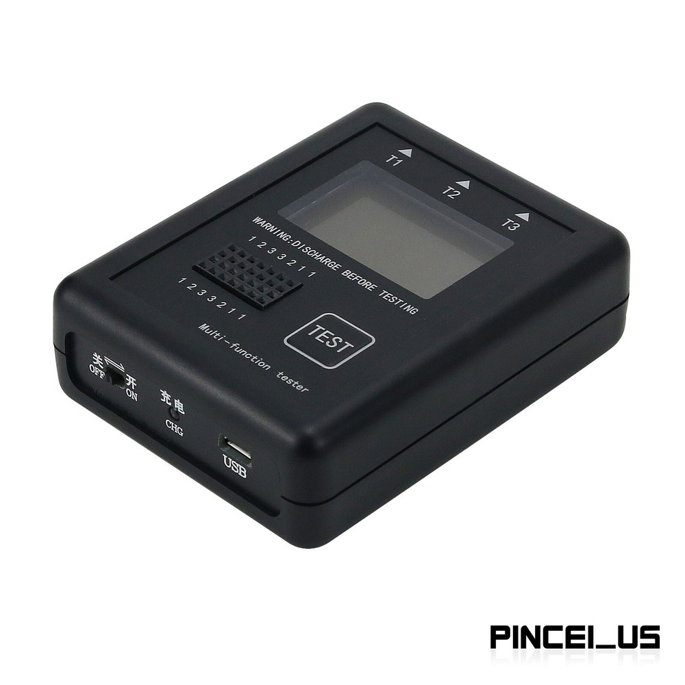 Graphic M8 Transistor Tester Diode Inductance Capacitance ESR Voltage Meter pe66