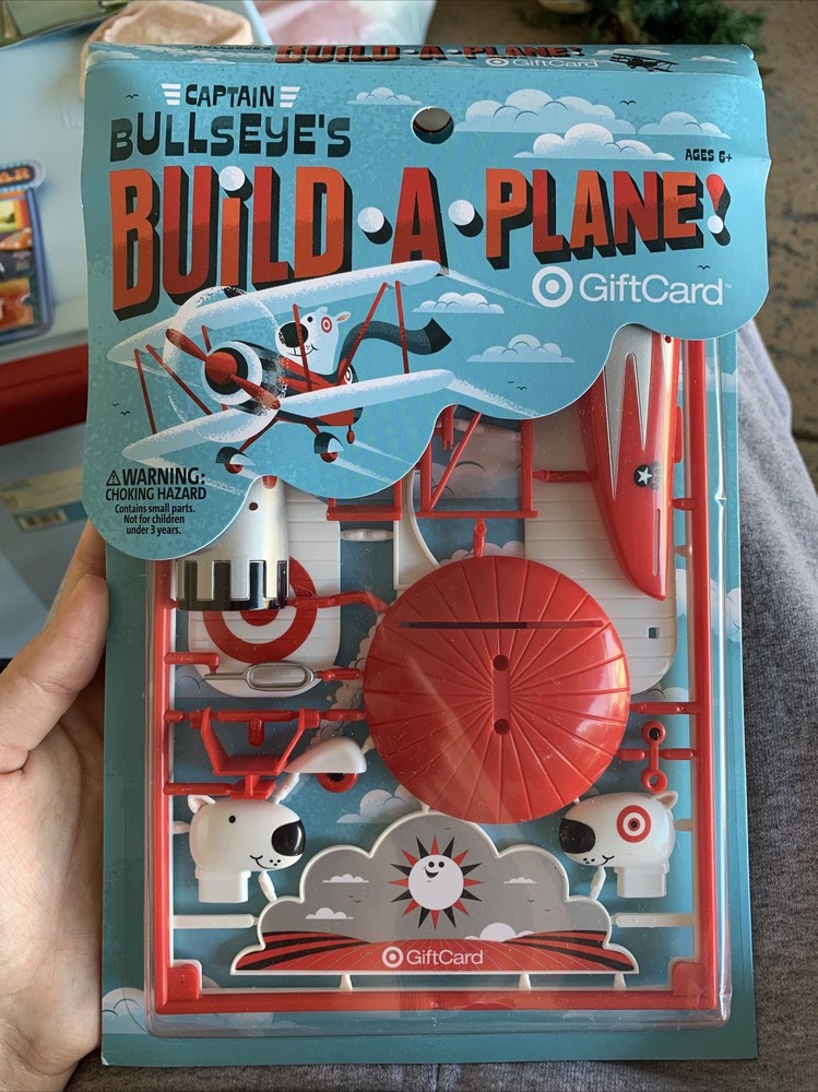 Target Build A Plane Giftcard Number Is Scratched