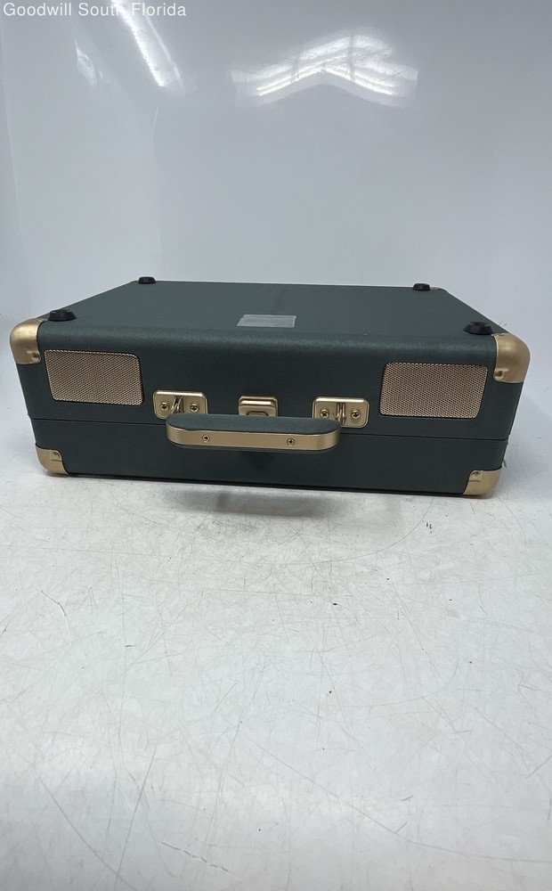 Heyday Green Bluetooth Audio Turntable Record Player Not Tested