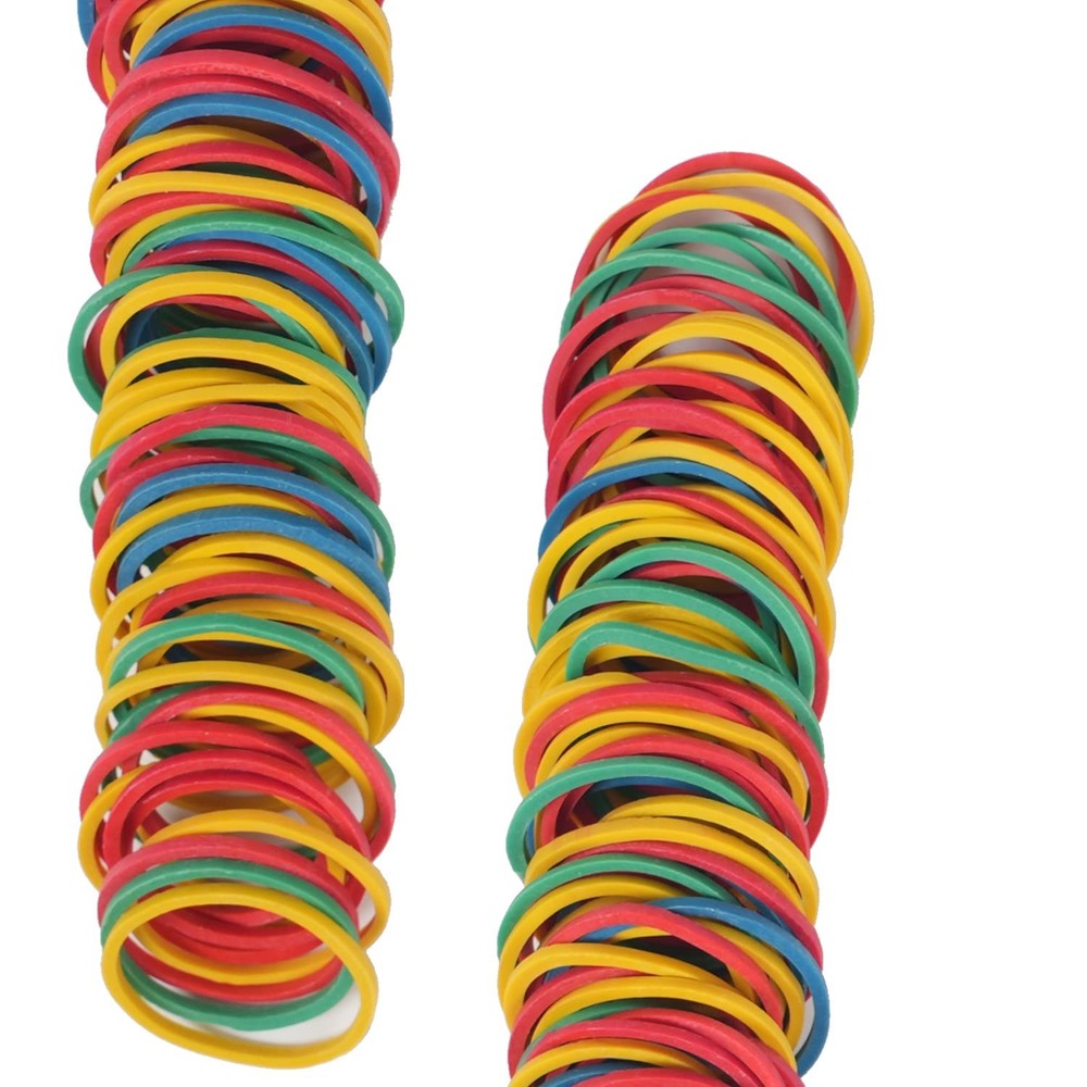 Multicolor Rubber Bands size #10 Small Elastic Stretchable set 750P