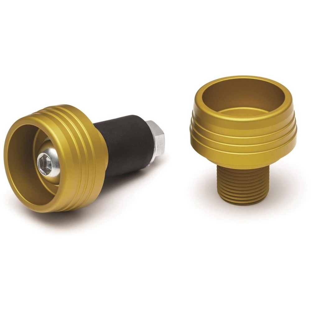 Kuryakyn Gold Lodestar Front Axle Sliders - 3810