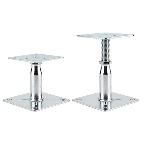 2 Pack Adjustable Support Jack for The Floor,Deck 2Pack/3.5-6inch