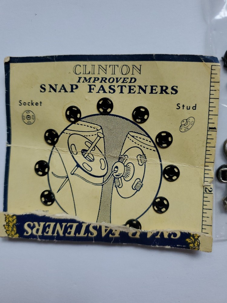 Sewing Snaps Assorted Sizes With Hooks