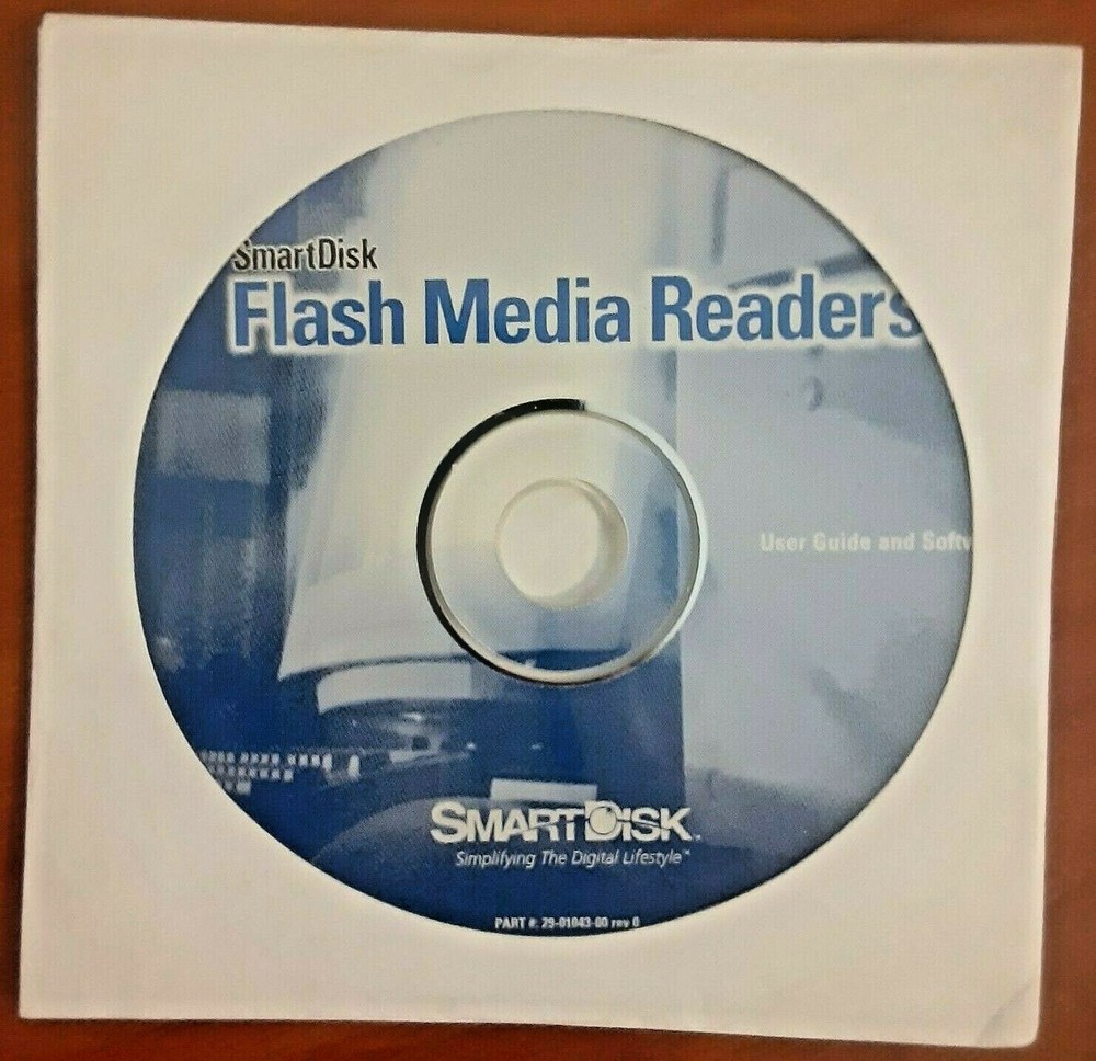 smartdisk flash media readers user guide and software disc CD Rom 2001 Digital