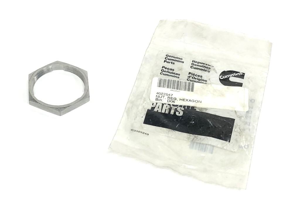 Cummins Hex Nut 4022547 NOS