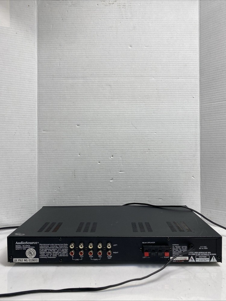 AudioSource Model SS One Surround Sound Processor Powers On