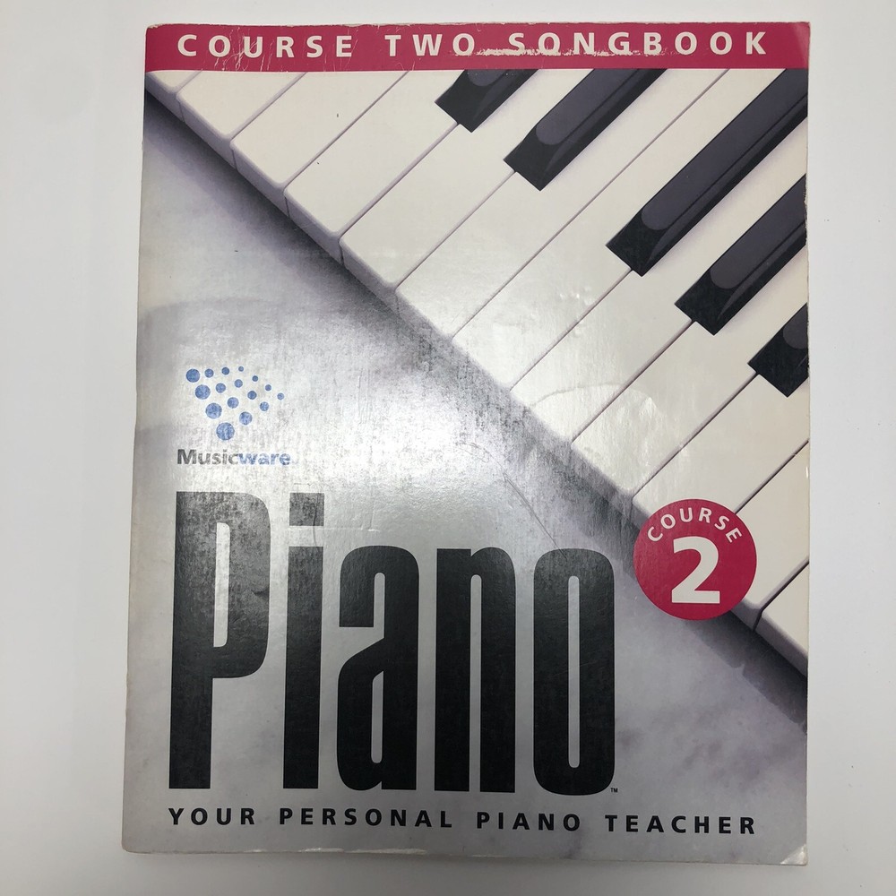 1994 Musicware Piano User Guide Course two Course Three 3 book set Sheet music