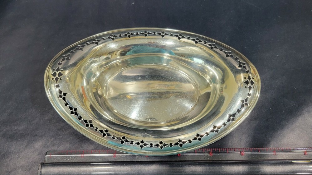 Tiffany & Co. Sterling Silver 17754A Pierced Master Nut Dish 108.2 grams