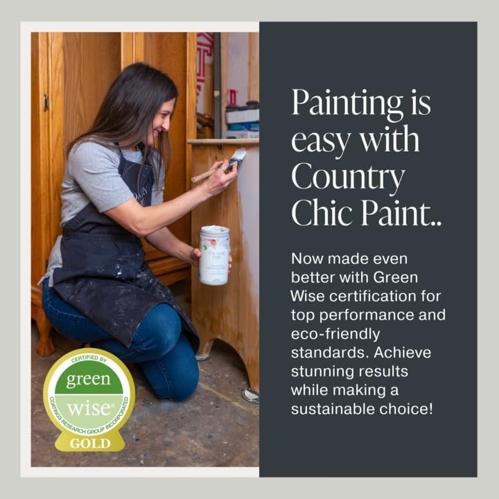 Rustic Elegance Multi-Purpose Chalk Paint, Eco-friendly formula, Matte finish.