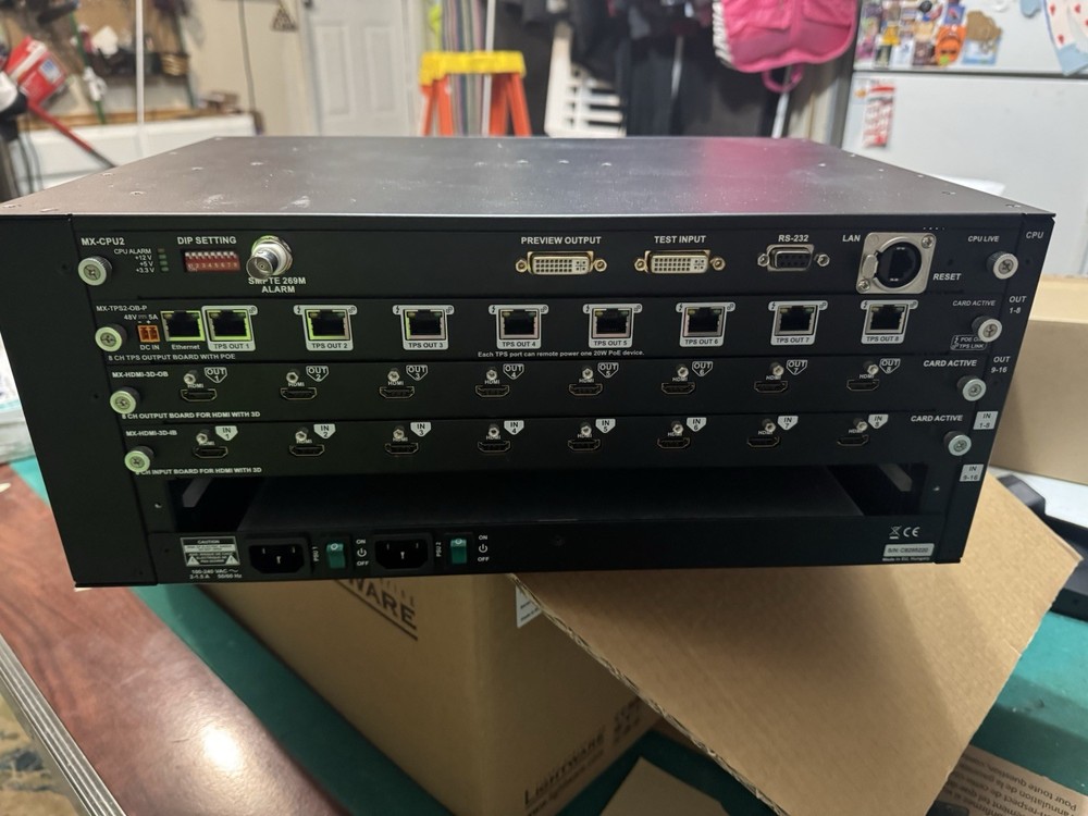 Lightware MX-FR17 1xHDMI Input Card, 1xTPS Output Card.