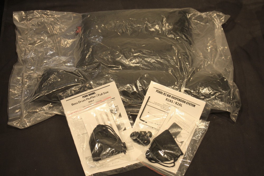 Pearl Reference One 3pcs Piano Black Drum Set (13-18-24) - New!