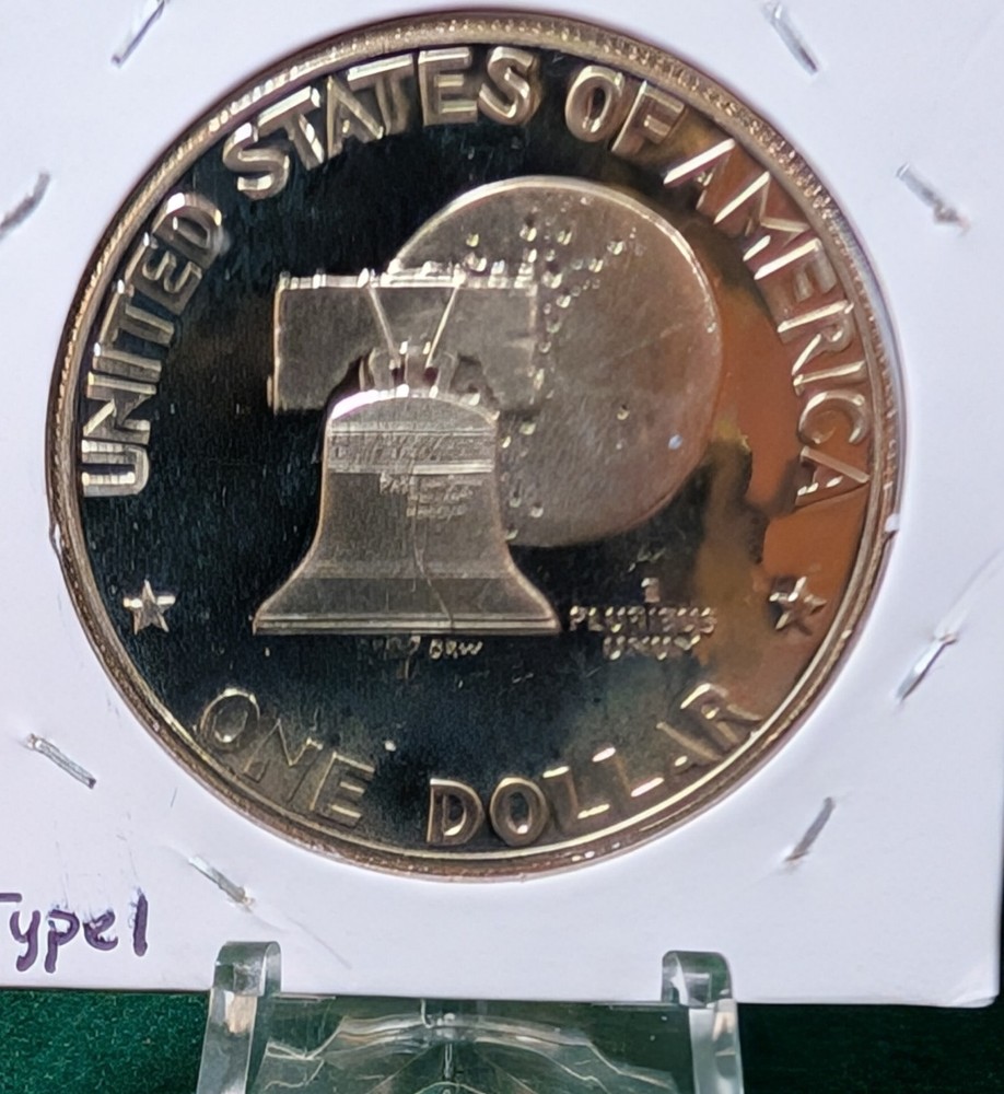 1976-S Eisenhower Dollars Uncirculated Type 1 & Type 2