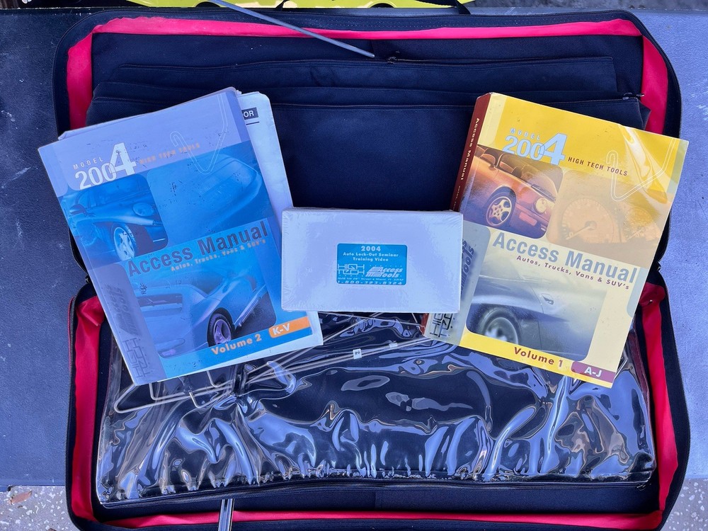 2004 High Tech Vehicle Access Super Pro Tools Kit Complete With Manuals & VHS