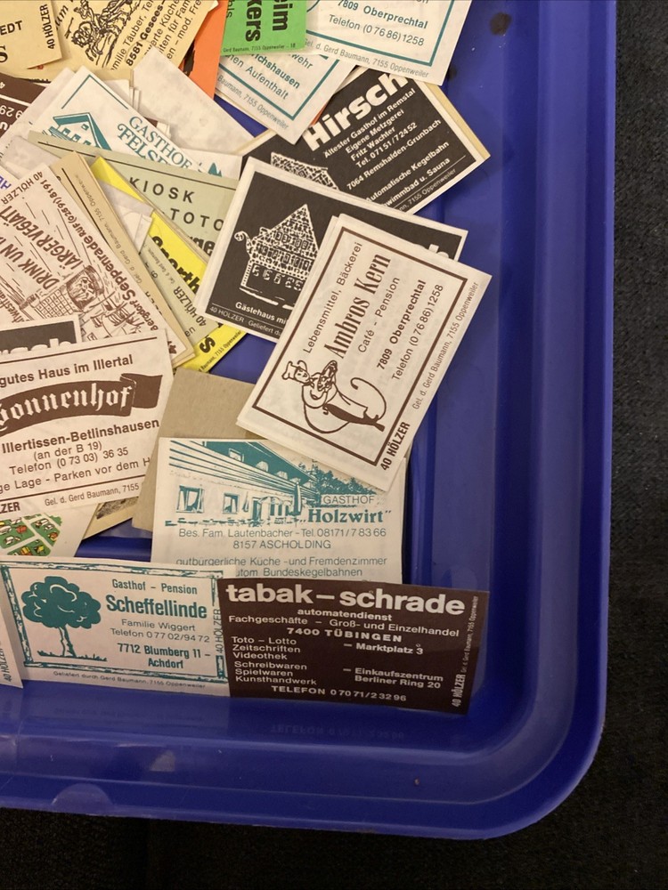 Assorted Matchbox Labels Most Foreign