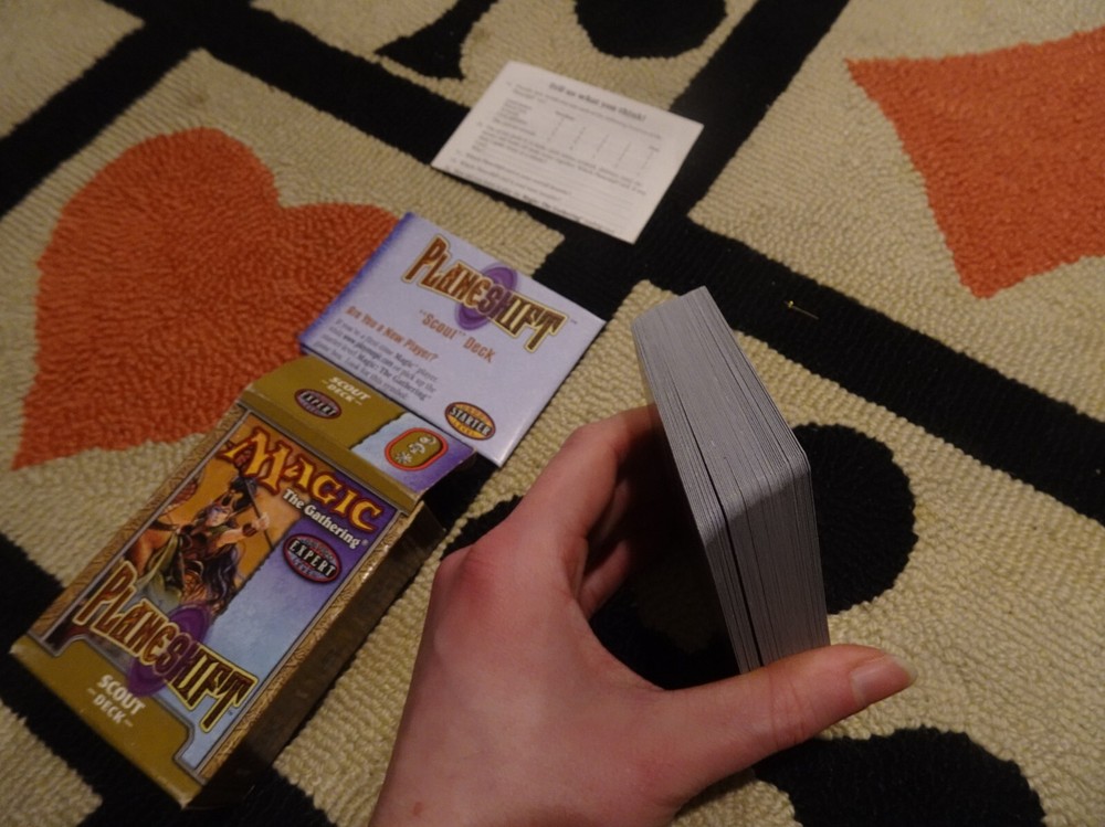 Magic the Gathering Planeshift Scout Deck