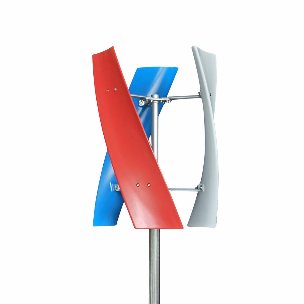 24V 3 Blades Wind Turbine Generator Windmill Vertical Axis Wind Power+Controller