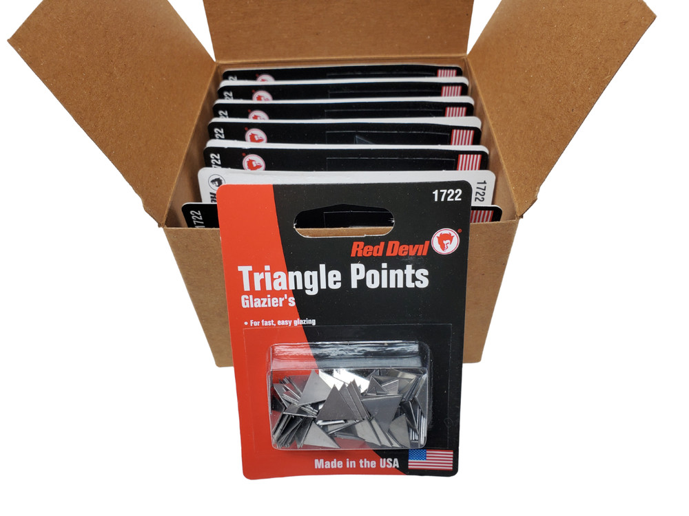 Red Devil - Glazier's Triangle Points #1722