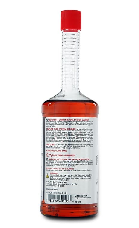 Red Line Complete Fuel System Cleaner 15 Oz 2 Pack - Engine Performance Boost