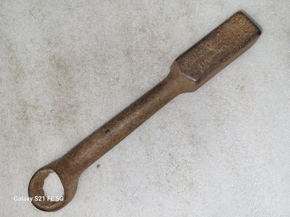 Williams 1 1/16 Offset Striker Wrench #8807 Good Shape #2
