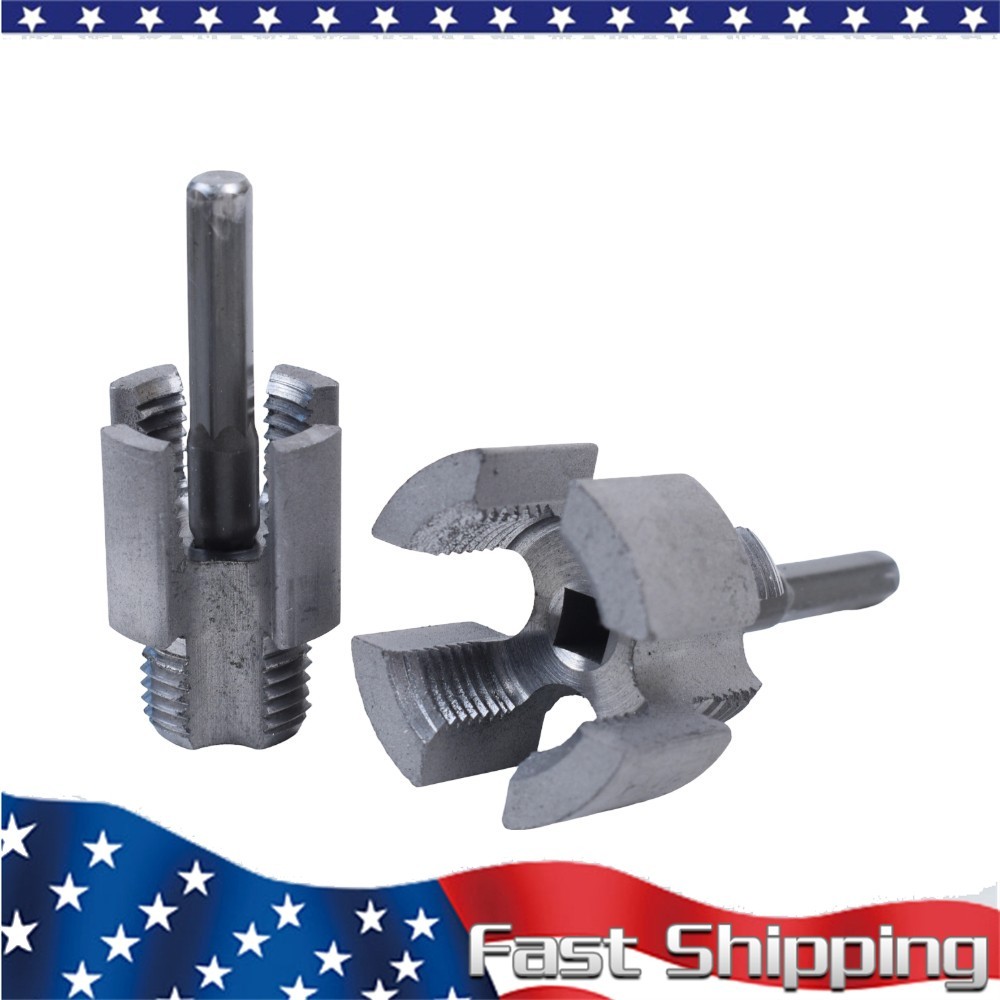PVC Pipe Threader Kit With Internal & External Threading Tool - USA Standard