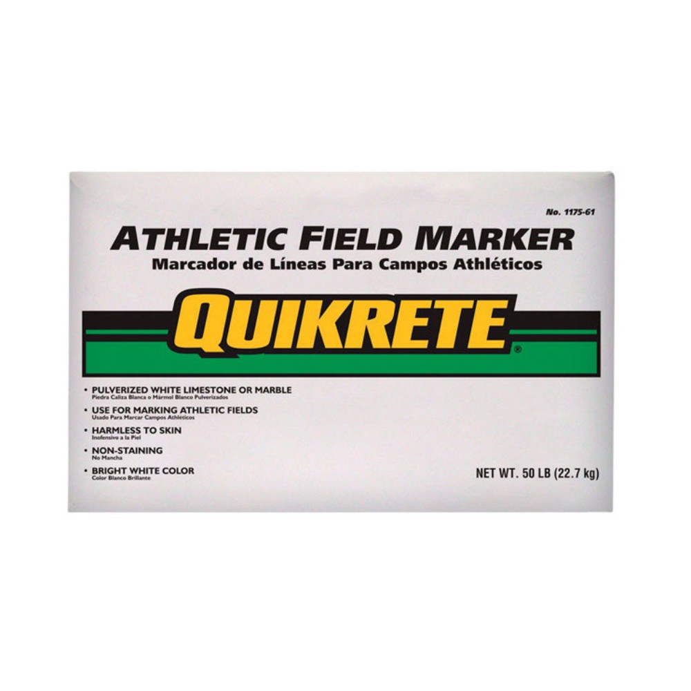 Quikrete 111160 Gravel White Athletic Field Marker 10 L x 4.5 H x 14 D in.