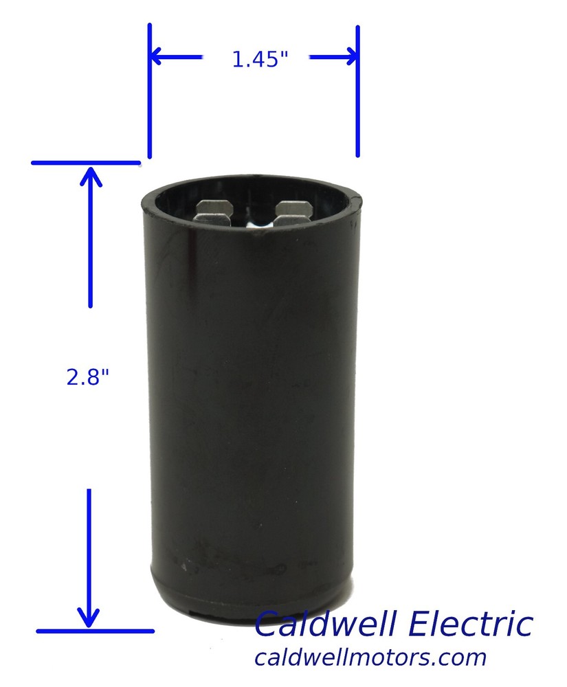 QE Quality 378-454 MFD Motor Start Capacitor 110 VAC