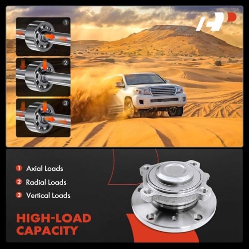 Rear Wheel Bearing and Hub Assembly Compatible with Mini Cooper Paceman 2013