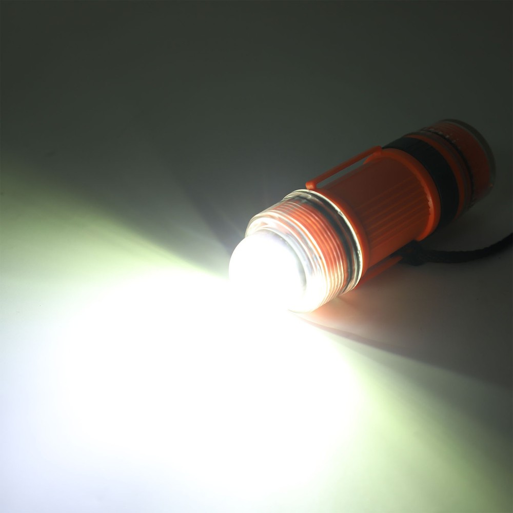 Waterproof Dive Strobe Flashlight High Brightness LED For Underwater Advent RAVV