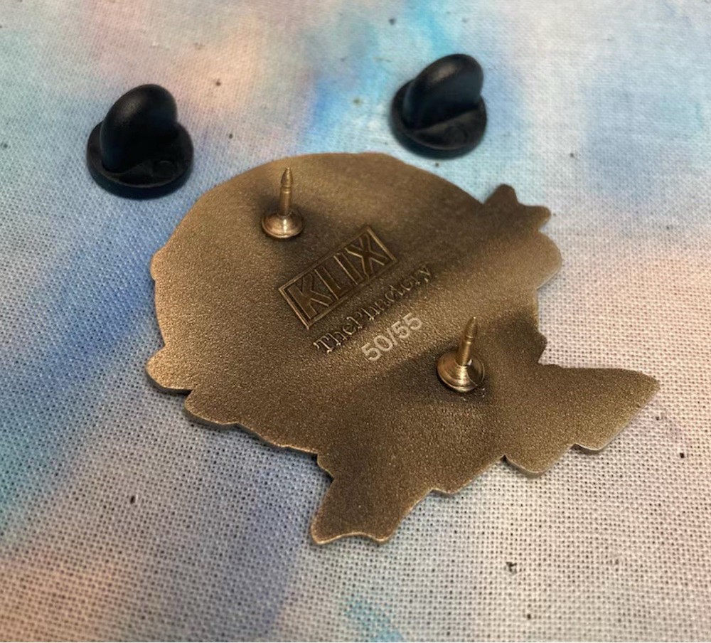 A RARE & DIFFERENT TUNE - Silver Grateful Dead inspired pin