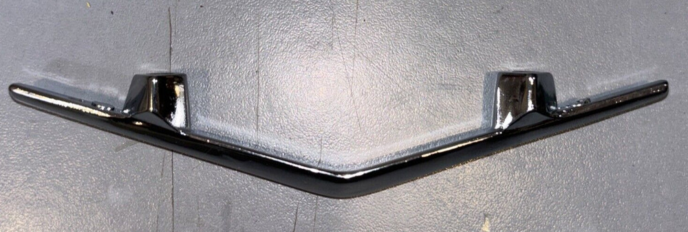 Chrome Plated Chevron Cabinet Door Handle Pull. 3” Hole Pattern