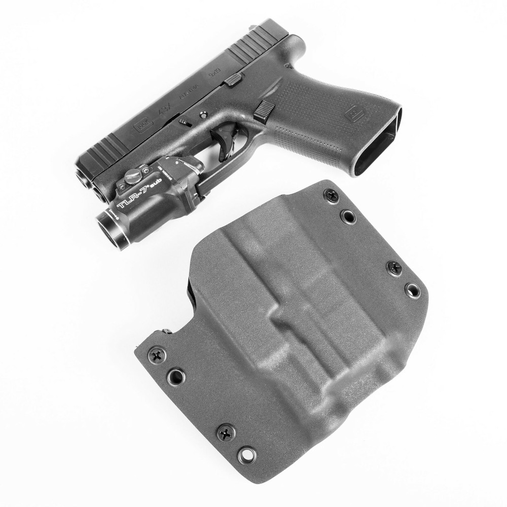 Walther - OWB Tactical Holster - Streamlight TLR-7 SUB - Optic Ready - Black