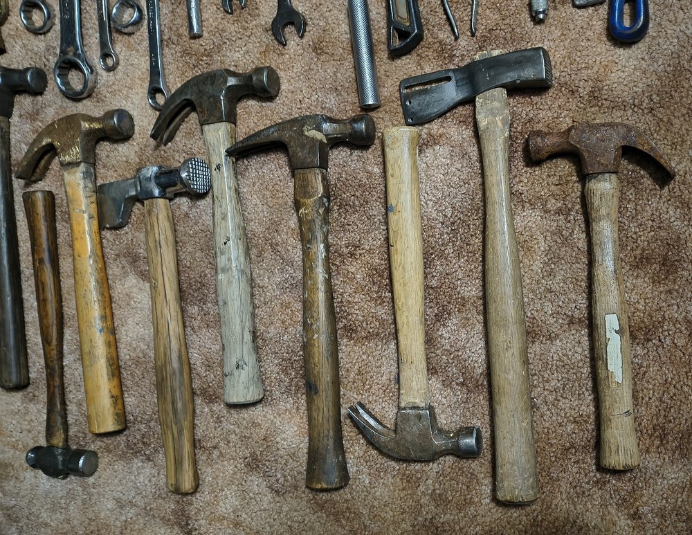 Large Lot of Hand Tools, Hammers, Pipe and Other Wrenches READ DESCRIPTION!
