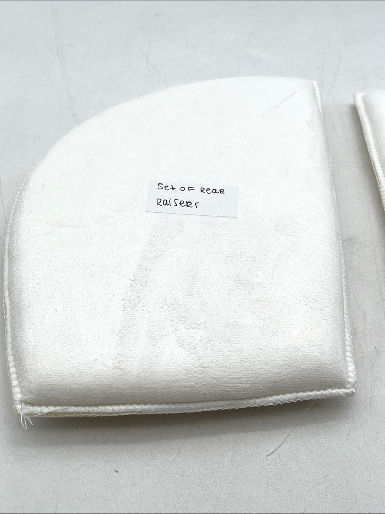 Saddle Foam Rear Riser Inserts – Pair | Half Pad Inserts | White | New