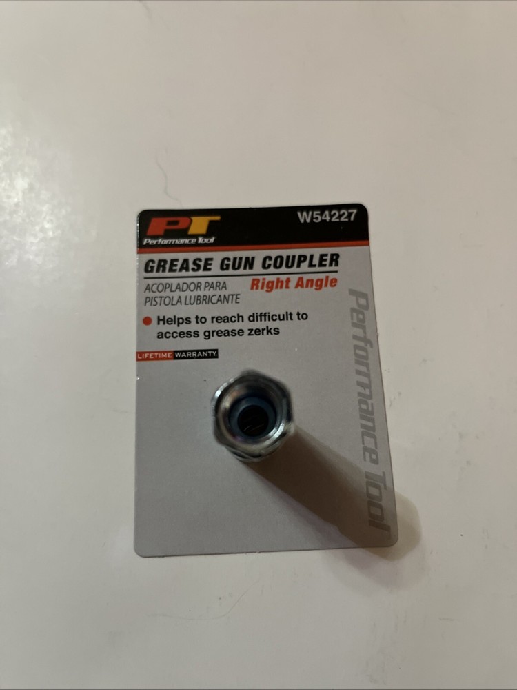 Performance Tool Right Angle Grease Gun Coupler W54227