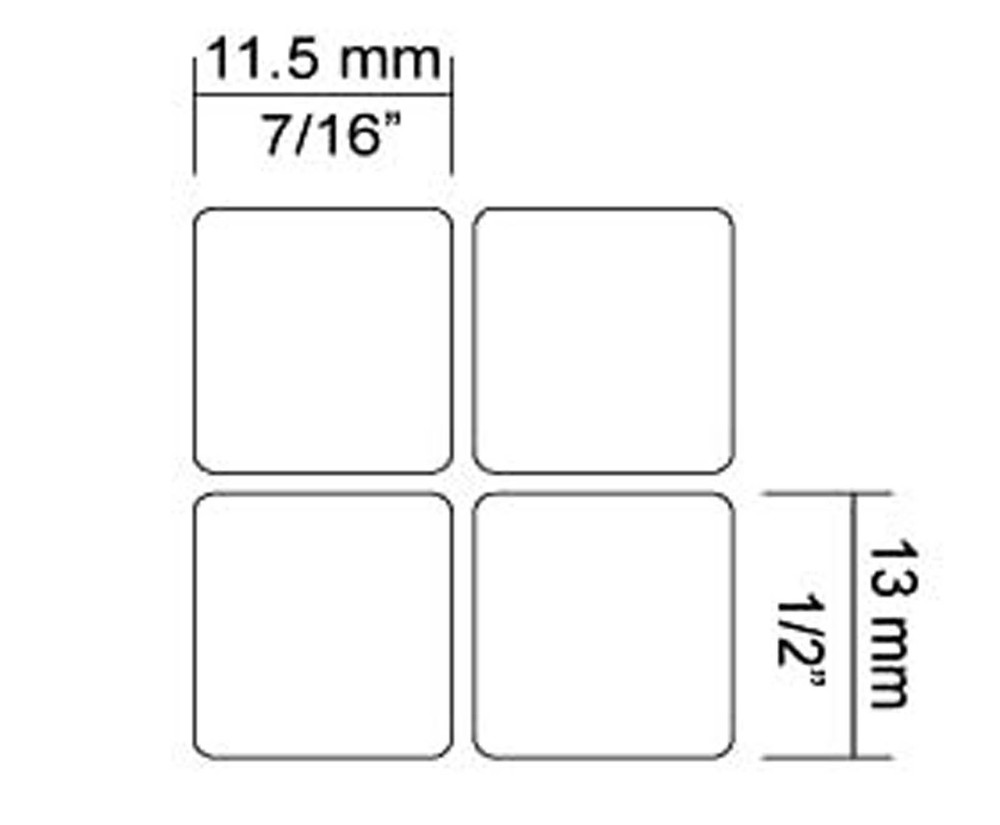Mac Arabic-English keyboard stickers white