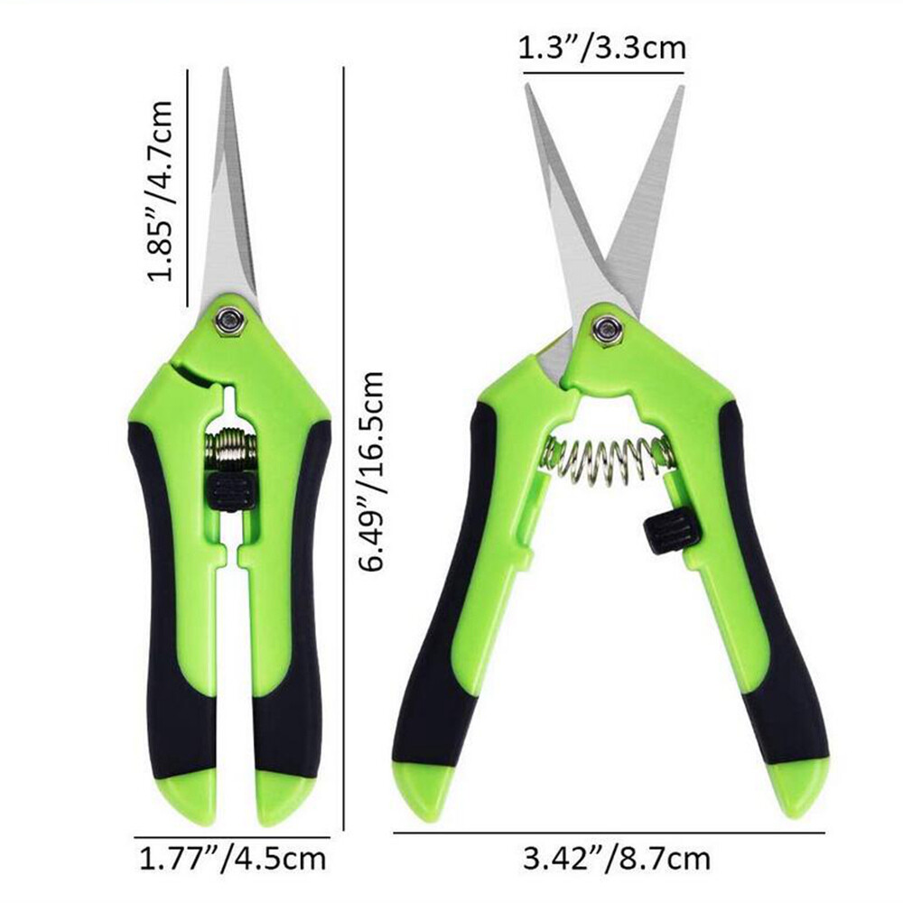 2-Pack Curved Blade Pruning ​Shear Plant Gardening Scissors Trimming Tool