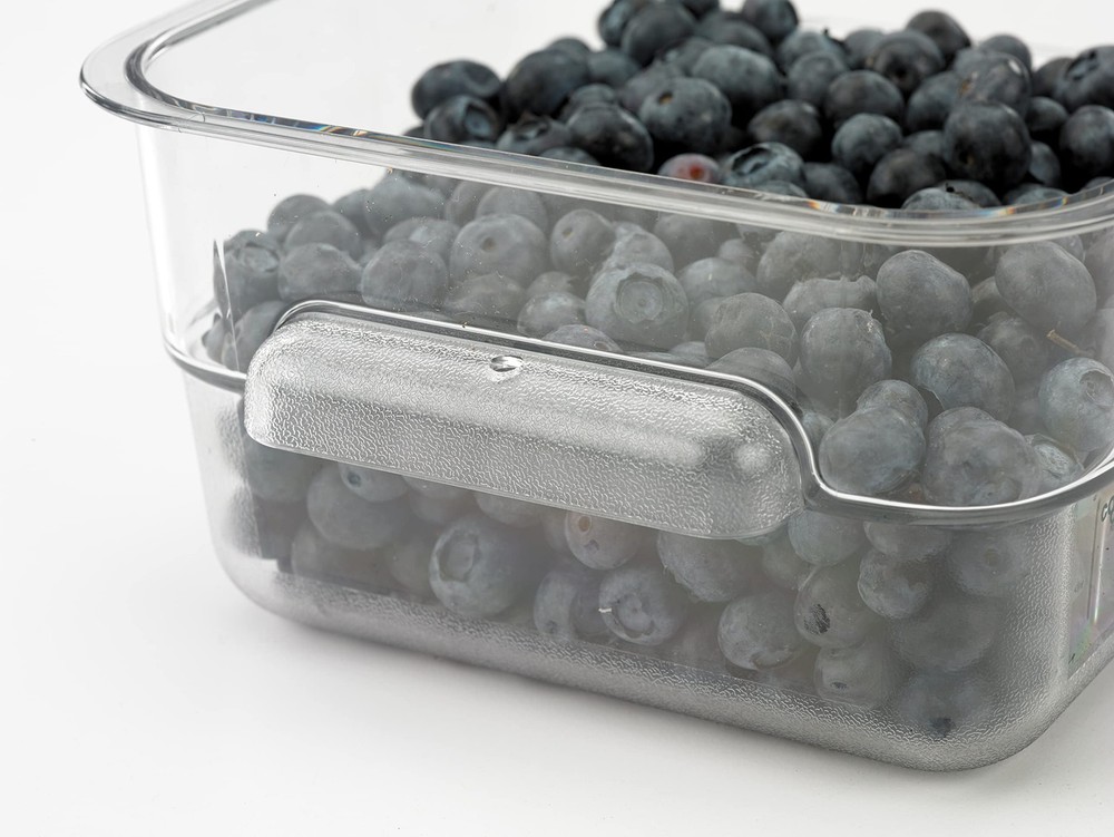 Squares Square Food Storage Container with Stackable Design for Catering, Buf...