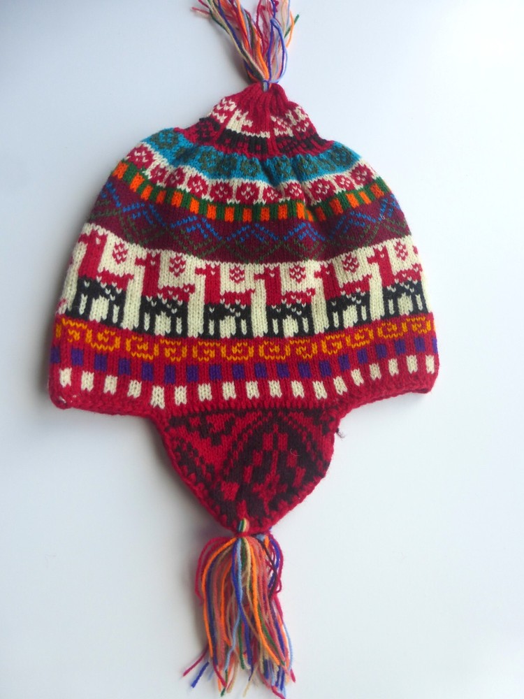 Peruvian Andean Mountain - Handmade Shaman Chullo Hat