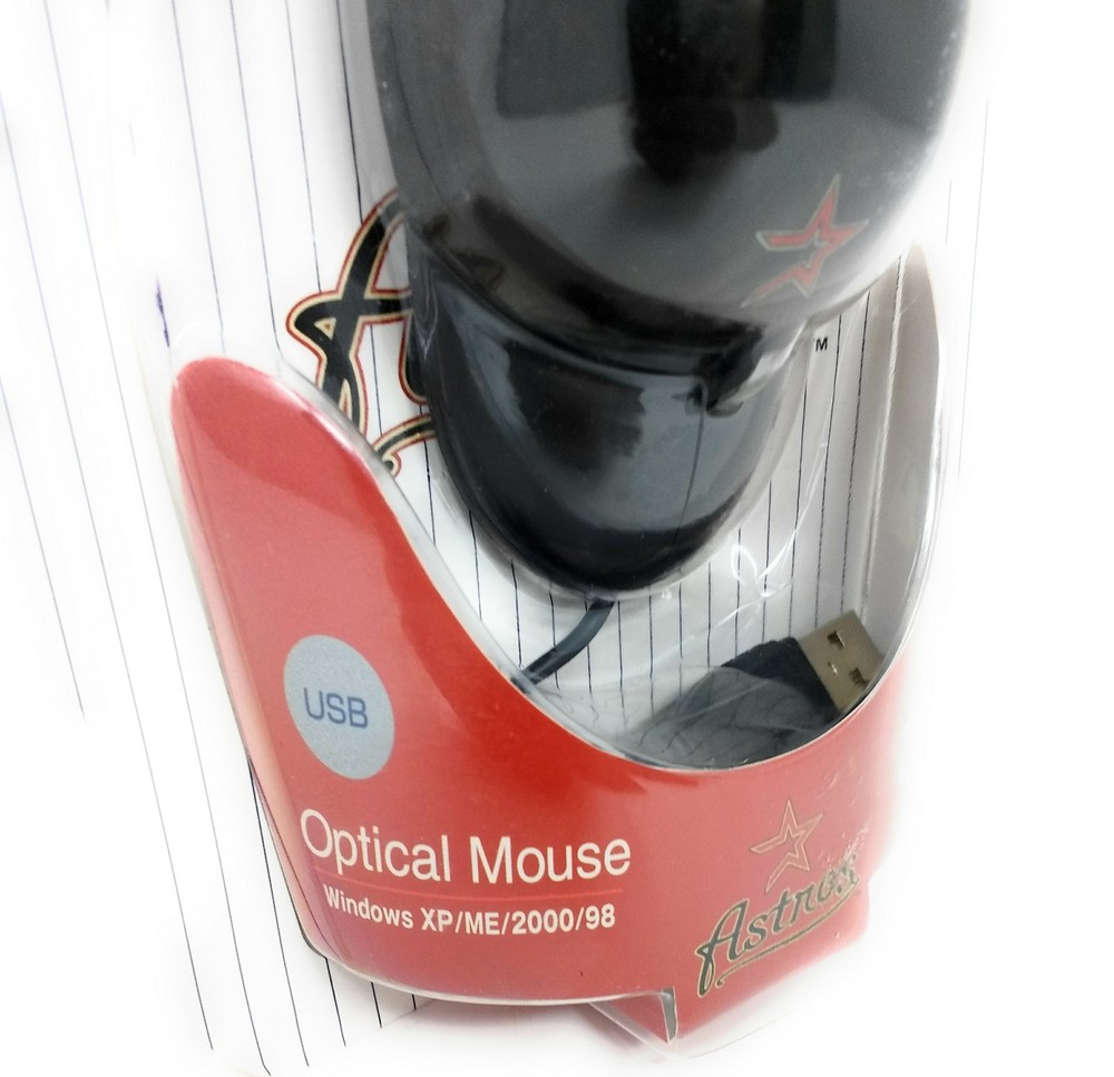 Houston Astros USB Optical Mouse for Windows XP/ME/2000/98