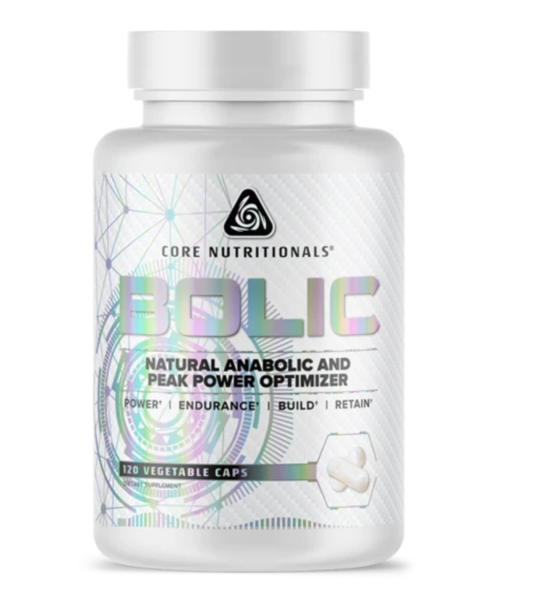 Core Nutritionals BOLIC Natural Anabolic and Peak Power Optimizer 120 capsules