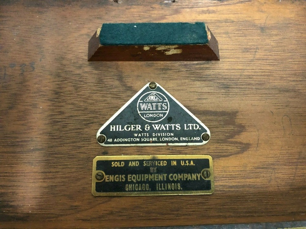 HILGER & WATTS M.C. CLINOMETER