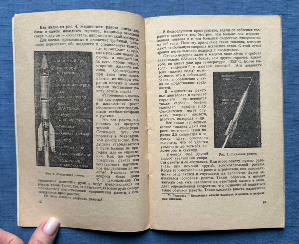 1956 Межпланетные полеты Interplanetary Flights Space A.Sternfeld Russian book