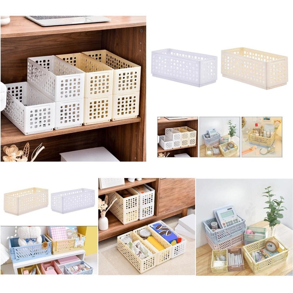 Clutter-free Folding Storage Basket Creative Aesthetics Easy Maintenance